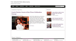 Desktop Screenshot of conventionfansblog.com