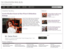 Tablet Screenshot of conventionfansblog.com